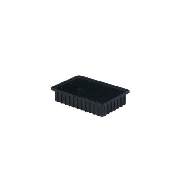 LEWISBins ESD-Safe Divider Box DC2035xL - 16-1/2L x 10-29W x 3-1/2H, PK8
